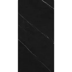 Belvit Bergamo Schwarz Marmor Fliese Glanz 60x120cm