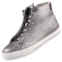 Mustang Damen High-Top Sneaker Silber EU 39