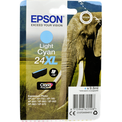 Epson Tinte C13T24354012 Foto Cyan 24XL  light cyan