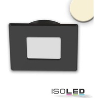 ISOLED LED Möbeleinbaustrahler MiniAMP schwarz eckig, 3W, 120°, 24V