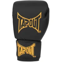 TapouT Boxhandschuhe aus Kunstleder (1Paar) Torrey Black/Gold 16 oz