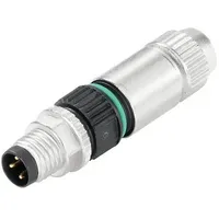 Weidmüller 1784040001 Sensor-/Aktor-Steckverbinder, unkonfektioniert M8 Stecker, gerade Polzahl: 3