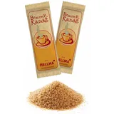 HELLMA Kandiszucker-Sachets Braun, Kandis für Gastro und Hotel, Zucker, 1000x6g