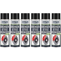 Everfix Bremsenreiniger Spray (6 x 500 ml) Bremsen und Teilereiniger - Reiniger ohne Aceton