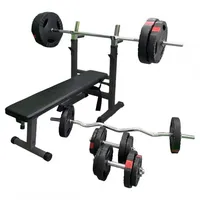 Gorilla Sports Hantelbank Schwarz