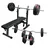 Gorilla Sports Hantelbank Schwarz