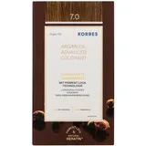 Korres Arganöl Haarcoloration 7.0 blonde 145 ml