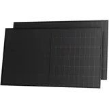 Powerness® 500Wp Solarmodul Full Black, Sunpro TOPCon bifazial Glas-Glas PV Modul, N-Type Doppelglas Solarpanel mit 0–5W positiver Leistungstoleranz für Balkonkraftwerk, 0% MwSt. (2 Stk)