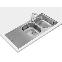 Teka Universe 80 T-XP 2B 1D Einbau Doppelspüle reversibel edelstahl (115170001)