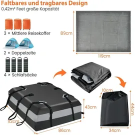 Costway 420L Schwarz