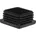 vasalat Rechteckig 30x15 mm Wandstärke 0 8 2 5 mm Kunststoff schwarz
