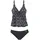 LASCANA Bügel-Tankini Damen Schwarz/Weiß 36 Cup C
