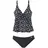 LASCANA Bügel-Tankini Damen Schwarz/Weiß 36 Cup C