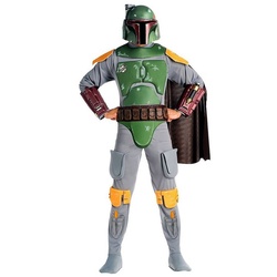 Rubie ́s Kostüm Star Wars Boba Fett Deluxe, Original lizenziertes Kostüm aus dem “Star Wars”-Universum grün XL
