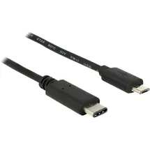 DeLock USB-C auf Micro-USB 1 m Schwarz