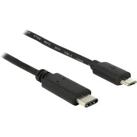 DeLock USB-C auf Micro-USB 1 m Schwarz