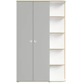 masseno Drehtürenschrank AMARIS 120 x 196,5 x 60 cm Weiß