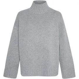 Style Republic Rollkragenpullover Oversize Boxy Silber Melange S