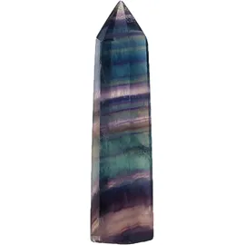 luxuskollektion Fluorit Kristall Turm Heilstein Bergkristall Stab Hexagonal