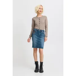 Pulz Jeans Jeansrock PZKAROLINA HW Skirt 50207699 schicker Jeansrock in blau | Gr.: 46