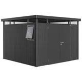 Biohort Gartenhaus HighLine 3,15 x 3,15 m Dunkelgrau-Metallic