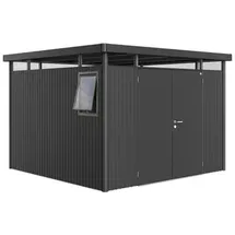 Biohort Gartenhaus HighLine 3,15 x 3,15 m Dunkelgrau-Metallic
