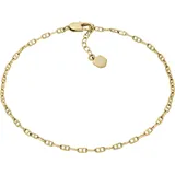 Fossil Fußkette Metall gold Damen