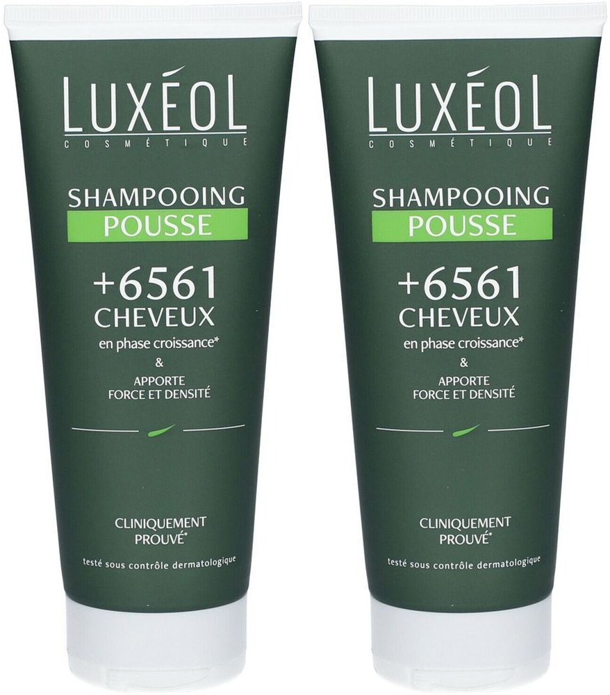 LUXÉOL Shampoing Pousse 2x200 ml shampooing