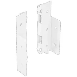 Schubkasten-Rückwandverbinder, rechts, AvanTech YOU, 9257681, Stahl weiß