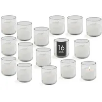 Home4You CANDULA Stumpenkerze 8 cm orange