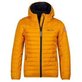 TROLLKIDS - Steppjacke EIKEFJORD in golden yellow/mystic blue, Gr.104