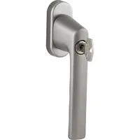 HOPPE Fenstergriff HAMBURG - Sperrzylinder, Aluminium edelstahlfarbig matt