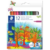 Staedtler 325 C12 Fasermaler Noris Club Kartonetui 12 Stück