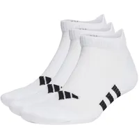 Adidas Performance Cushioned Low Socken, 3 Paar White / White / White 43-45