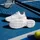 adidas Courtjam Control 3 Premium Tennisschuh - Cloud White / Cloud White / Cloud White - 43 1/3