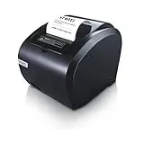 vretti Thermodrucker Bondrucker 80mm, Thermo-Etikettendrucker mit USB Serial LAN Port - Supermarkt-Küchen-POS-Drucker mit ESC/POS-Befehlsunterstützung