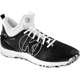 Kempa Attack Mid Handballschuhe Sportschuhe, Turnschuhe, schwarz/weiß, 42.5 EU