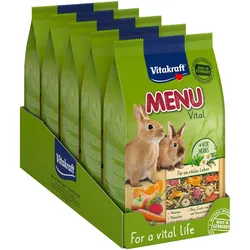 Vitakraft Menu Vital Zwergkaninchen 1kg, 5er Pack