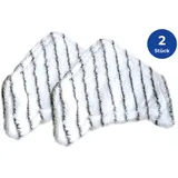 Maximex Ersatzbezug Multiflexwischer Fliesen 2er Set, Mikrofaser-Bezüge zur Reinigung von Fenstern und Böden, Maße (B x H x T): je 24 x 2 x 22 cm
