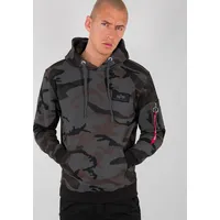 Alpha Industries Back Print Camo Kapuzenpullover Black Camo M