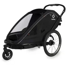Hamax Breeze 2 Sitzer Kinderanhänger schwarz