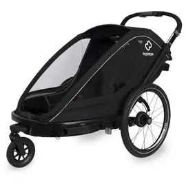 Hamax Breeze 2 Sitzer Kinderanhänger schwarz