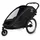 Hamax Breeze 2 Sitzer Kinderanhänger schwarz