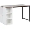 Schreibtisch DESE Braun / Weiß 120 cm 60 cm
