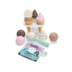dantoy Thorbjorn Eis-Set mit englischem Buch, 17-tlg.