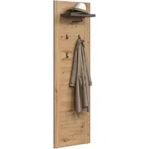 trendteam Wandgarderobe Follow Grau Eiche