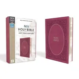 Zondervan NIV, Holy Bible, Soft Touch Edition, Imitation Leather, Pink, Comfort Print