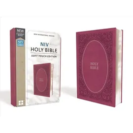 Zondervan NIV, Holy Bible, Soft Touch Edition, Imitation Leather, Pink, Comfort Print