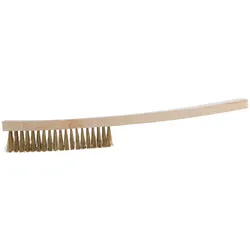 KS TOOLS BRONZEplus Drahtbürste, Zinnbronzedraht, gewellt, 5 Reihen ( 963.9583 )