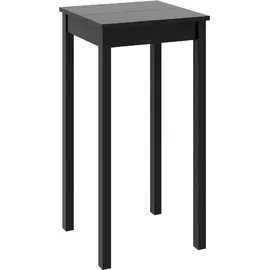 vidaXL Bartisch 55 x 55 x 107 cm Schwarz
